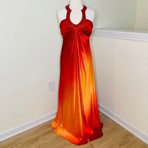 Xscape Ombré Prom Dress